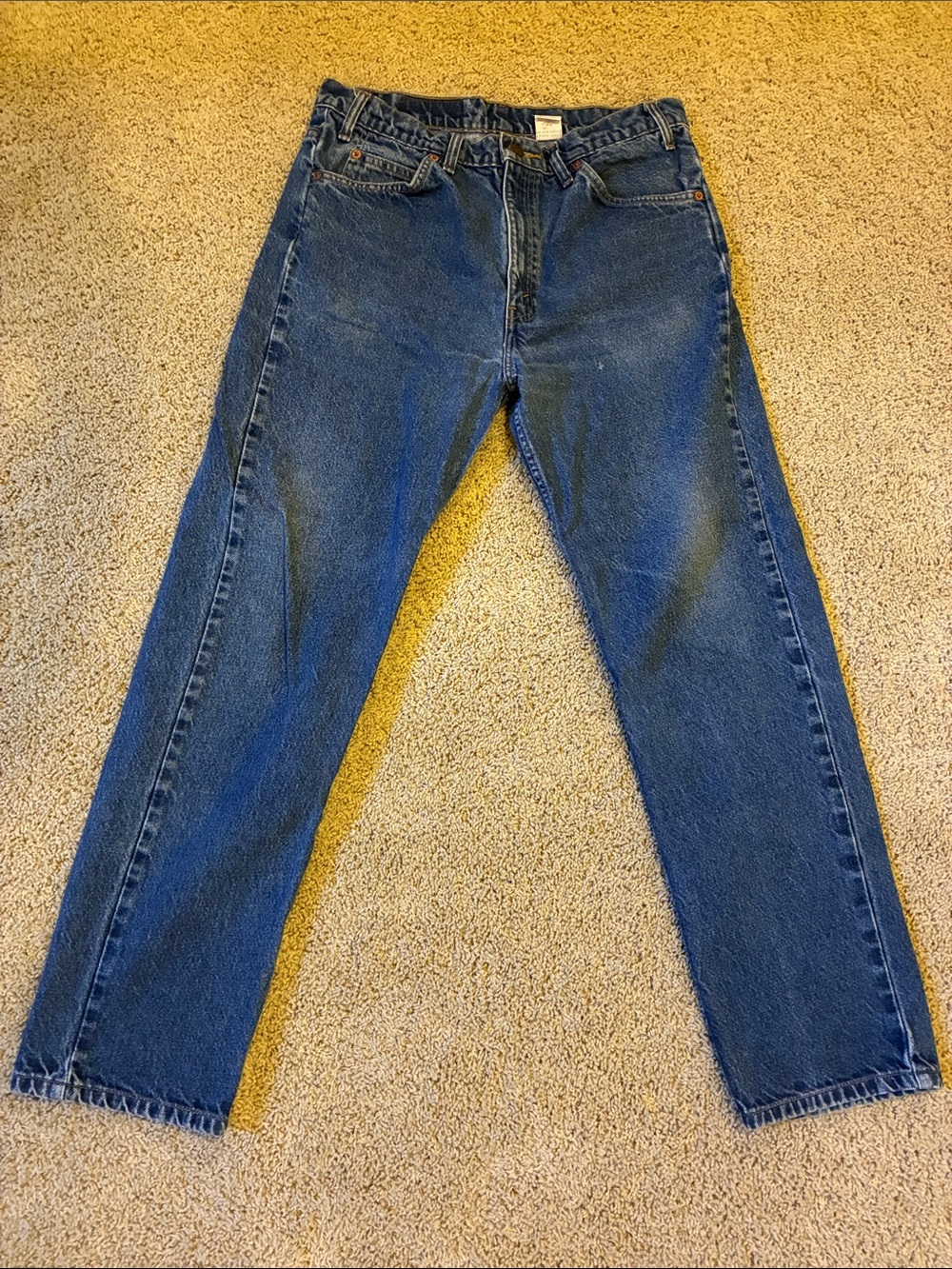Vintage Levi's 505 Regular Fit Straight Leg Jeans - Medium Blue